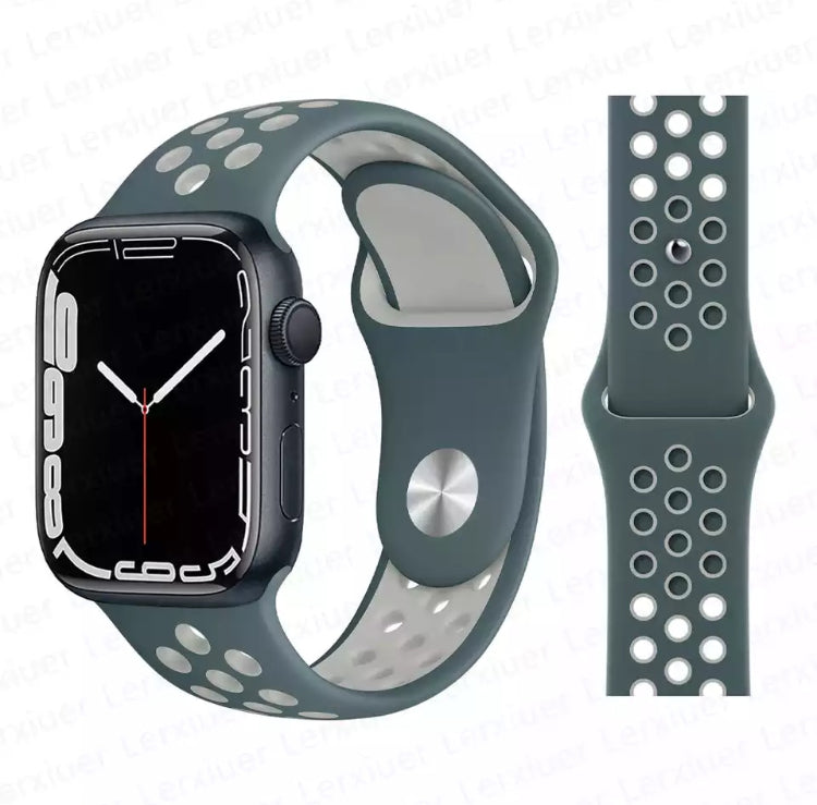 Signature Nike Apple Watch Silicone Sport Bands with Breathable Linings- for Selected Apple Watch 40mm Size - Super Savings Technologies Co.,LTD Signature Nike Apple Watch Silicone Sport Bands with Breathable Linings- for Selected Apple Watch 40mm Size - Super Savings Technologies Co.,LTD